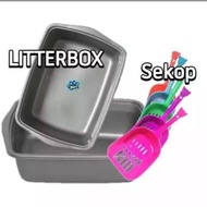 Cat Litter Box Cat Litter Box Cat Litter Box FREE Cat Litter Scoop Cat Litter Box 1 set Cat Litter B