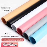 50*50 cm Colorful Dualsided  PVC Photographic Backdrop Board for Photography Studio Photo Background Waterproof Dustproof Pad
