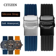 Eco-Drive Rubber Watch Band for CITIZEN Blue Angel 23 Sky Eagle 22mm 20mm 18mm 19mm Silicone Watch S