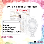 Protection Films for Rolex New Oyster Perpetual Air-King 126900 (3 times) / Scratch & Contamination 
