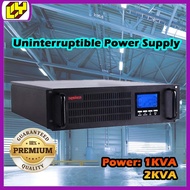 Rack Mount Online UPS 1KVA UPS 2KVA UPS Power Backup Battery with AVR Heavy Duty UPS for Computer Mo