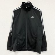 adidas運動外套/球衣，黑色，S碼，古著。