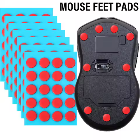 6MM 7MM Mouse Feet Skates Pad Round Self-Adhesive Sticker For Laptop Computer Gaming Mouse Mice Anti