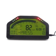 DO904 Universal 12V Rally Gauge Digital Display LCD Race Dash Dashboard Sensor Bluetooth Connection 
