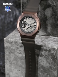 นาฬิกา Quartz Casio G-SHOCK สำหรับผู้ชาย วัสดุโลหะ ทรงสี่เหลี่ยม สไตล์ลำลอง หนังสือพิมพ์ป้องกันน้ำ 2