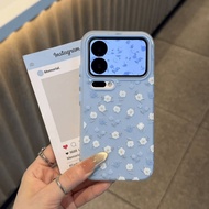 Blue and white flowers 2 in1 Phone Case For OPPO F31 Pro Plus F29 F27 F25 F23 F21S F19 Pro Plus F19S