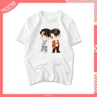 HOT White T-shirt with BRIGHTWIN 2gether BL Thailand print, new model, super quality, super cheap pr