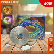 Lampu SMD LED Hight Light 8 Mode Kelap-Kelip Warna-Warni Lampu Natal 6-10 Meter