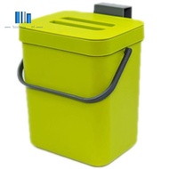 Kitchen Compost Bin for Countertop or Under Sink Composting, Ndoor Home Trash Can with Removable Airtight Lid Green