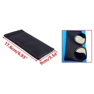 PU Snap Spring Opening Top Glasses Sunglasses Spectacles Pouch Sleeve Case Bag