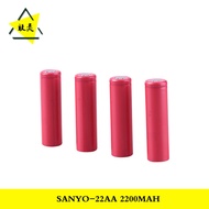 Sanyo OriginalUR18650AALithium Battery 2200mAhTri-Lithium Battery Strong Light Flashlight Battery
