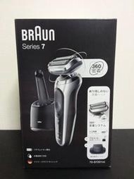 ☆日本代購☆Braun 德國百靈   70-S7201CC  電動刮鬍刀 刮鬍刀 新7系列 附清洗座 國際電壓 預