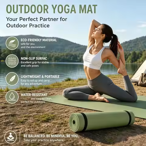 Nonslip Exercise Fitness Pilates Mat Exercise Body Building Blanket Sports Fitness Mat Gymnastics Ma