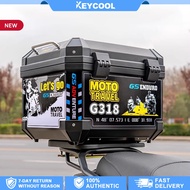 Keycool Motorcycle Trunk Box 25/30/45L Compartment General Storage Box Givi Box Motor Top Box