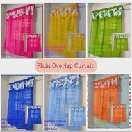 TAPAL PLAIN window Curtain 58x 68 Inches (MANY COLORS TO CHOOSE)