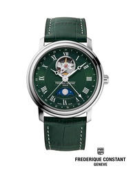 Frederique Constant นาฬิกาข้อมือผู้ชาย Automatic FC-335MCGRW4P26 (40mm) Classics Moonphase Heart Bea