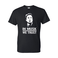 In Musk We Trust Elon Unisex T-Shirt Funny Tech shirt geek gift Tesla twitter