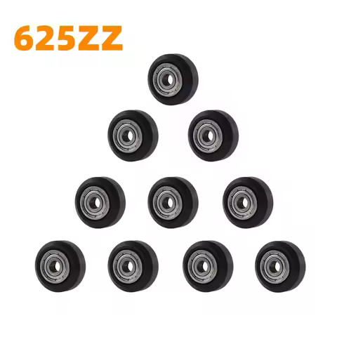 5/10Pcs 625ZZ Linear Bearing 3D Printer POM Wheel Plastic Pulley Linear Bearing for Creality Ender 3