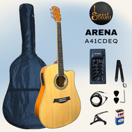 ARENA A-41CDEQ4 Acoustic Electric Guitar with Full Setup