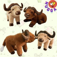 ❤HUGGA❤Cute Water Buffalo Plush Toy Fun Water Buffalo Plush Toy Interesting Cattle Plushie Children'