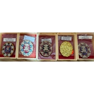 Thai Lanna Amulet Hand Written Yantra 5 Phra Jatukam Ramathep Rian Temple Box Batch Patiharn Nurduan