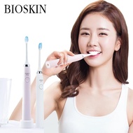 BIOSKIN Smart Charging Electric Sonic Waterproof Massage Toothbrush Oral Health Care Device support 