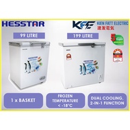 Hesstar Chest Freezer 99 Litre HCFPD10R/ 199 Litre HCFPD21R