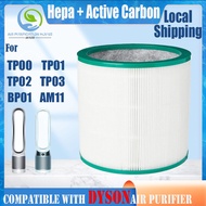 🔥Original and Authentic🔥2 Packs HEPA Replacement Filter for Dyson TP00 TP02 TP03 AM11 Tower Purifier