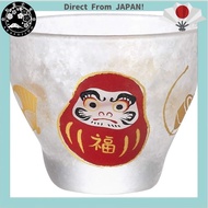 Adelia Sake Vessel Cup Medetamono Daruma 90ml [Sake Cup/Sake Glass] Made in Japan with Gift Box Birthday Gift Present 6082
