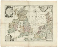 Charles Inselin Jacobite Map of the British Isles