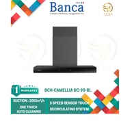 BANCA DC MOTOR COOKER HOOD BCH-CAMELLIA DC-90BL COMBO PACKAGE WITH BUILT-IN GAS/ELECTRIC HOB