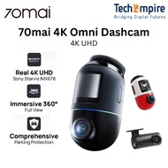 [New Launch] 70mai Omni X800 | 360° Dashcam with 4K resolution | 4G GPS & AI Parking Surveillance | 