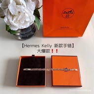 Hermes  Hermes[Hermes  kelly gourmette New Bracelet]️Super beautiful，Highly Recommended Wide chain a