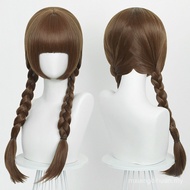 Around Wednesday Agnes De Milleos Wig Imitation Scalp Top Double Fried Dough Twists Braid Christmas 