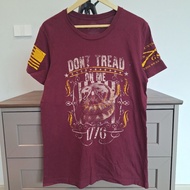 T-Shirt Snake Pattern Grunt style GS don't tread on me 1776 size M (AD12)