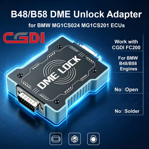 New CG FC200 B48 B58 ECU DME Lock Adapter for BMW B48 B58 Engines for BMW MG1CS024 MG1CS201 ECUs Wor