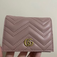 Gucci marmont 馬夢短夾 藕粉色 #24女王節