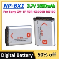 NP-BX1 Lithium ion Digital Battery 3.7V 1860mAh For Sony ZV-1F FDR-X3000R RX100 M6 M7 AS100V AS300 H