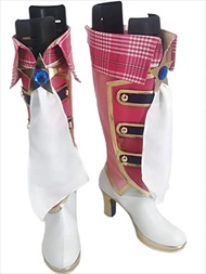ERIMEI Manga World Cosplay Boots Boot Shoes Shoe for Aikatsu Stars Nijino Yume