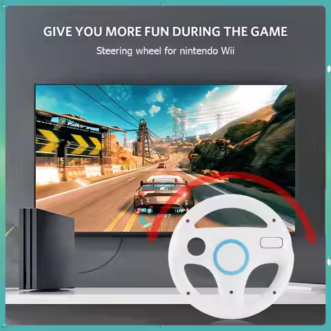 Steering Wheel for Mario Kart Racing Games Remote Controller