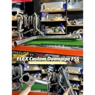 Flex Thailand Decatted Downpipe for F44 F55 Turbo – High Flow Performance Turbo Downpipe