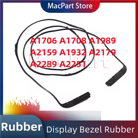 New Suitable for 13" A1706 A1708 A1989 A1932 A2159 A2179 LCD Screen Middle Frame Rubber Bezel Ring D