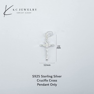❂KC Jewelry S925 Silver - Crucifix Cross Pendant♦