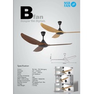 NSB B Fan 60-inch Designer DC Ceiling Fan