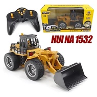 ✈️Fast Shipping✈️ Huina 1532 RC 1/18 Dump Truck 9 Ch Remote Control Bulldozer Truck Vehicle