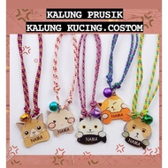 kalung kucing - kalung prusik - kalung kucing costom - kalung kucing