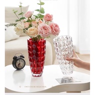 Dona Home Decor cylindrical diamond glass vase