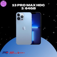 13 PRO MAX HDC Ram 3gb internal 64gb mulus warna blue