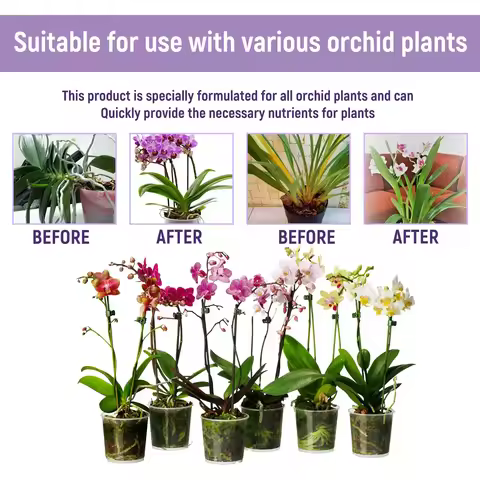 Plant Nutrition Liquid Flower Fertilizer Orchid Special Compound Growth Hydroponic Garden Plant Supp