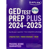 9781506290447 GED TEST PREP PLUS 2024-2025: 2 PRACTICE TESTS + PROVEN STRATEGIES + ONLINE (KAPLAN)